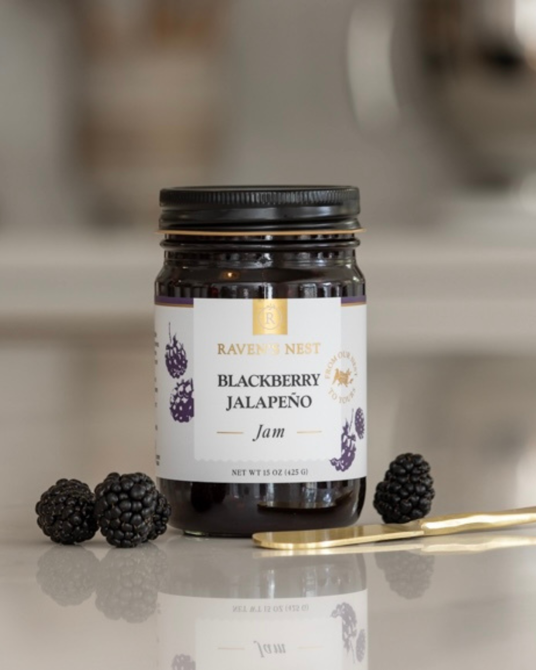 Blackberry Jalapeño Jam - 15 oz.