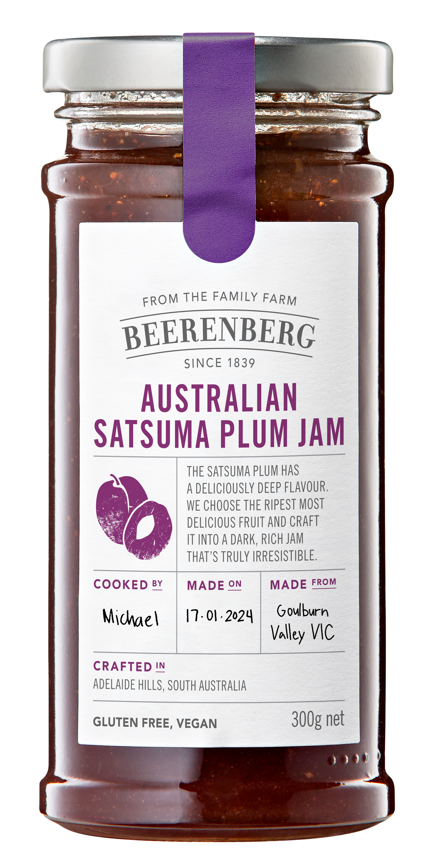 Australian Satsuma Plum Jam