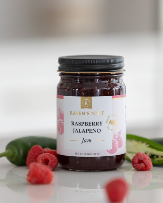 Raspberry Jalapeño Jam - 15 oz. *** Best Seller!