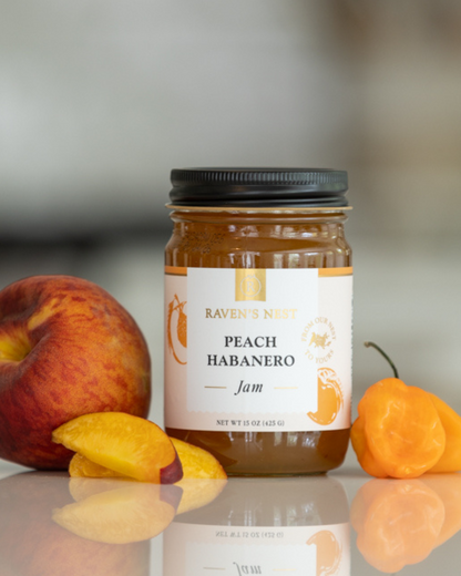 Peach Habanero Jam - 15 oz.