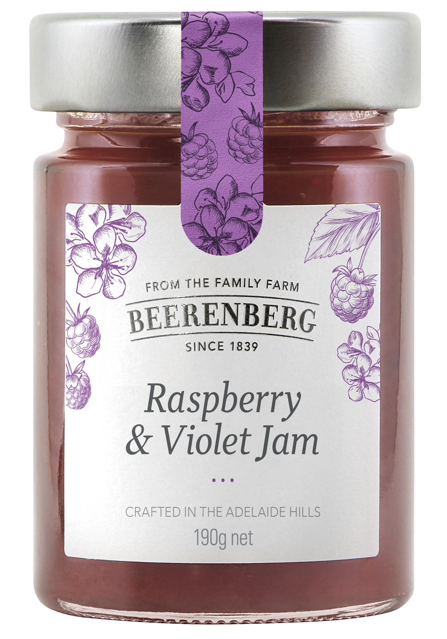 Raspberry &amp; Violet Jam