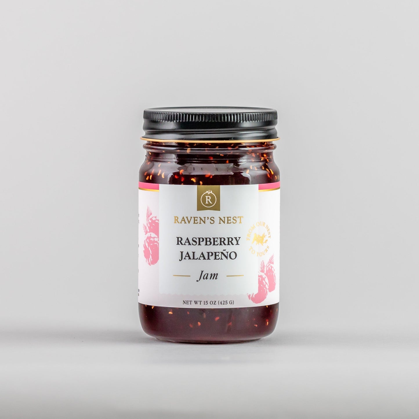 Raspberry Jalapeño Jam - 15 oz. *** Best Seller!