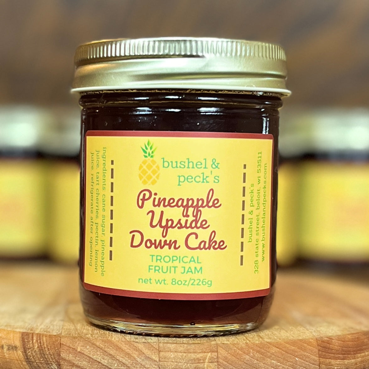 Pineapple Upside Down Cake Jam